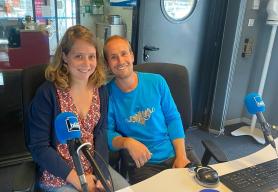 Manon et Charles à Radio Bleu Savoie